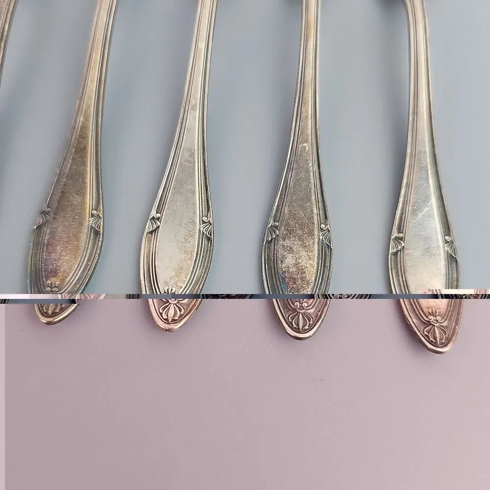 Vintage GORHAM Providence Salad Forks silverplate Lot Of 6